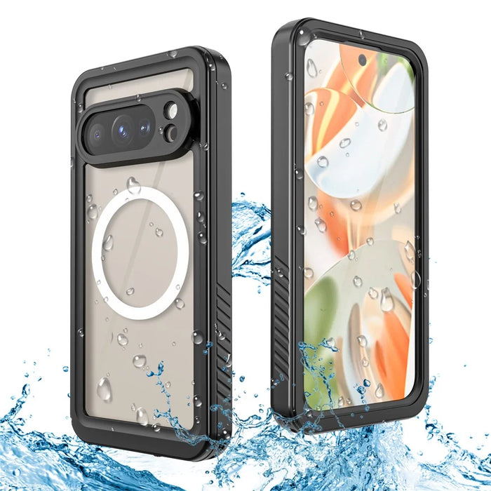 REDPEPPER FS Series For Google Pixel 10 Pro Waterproof Magnetic Case PC TPU PET Clear Phone Cover - 5
