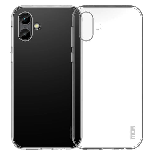 MOFI For Samsung Galaxy A04 4G (164.4 x 76.3 x 9.1 mm) Shock Absorbing Protective Phone Cover, Clear Crystal TPU Shell Case - 1