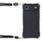 For iPhone Air Case Four Corner Anti Drop TPU Phone Cover with 150cm Hanging Rope - Black - 2
