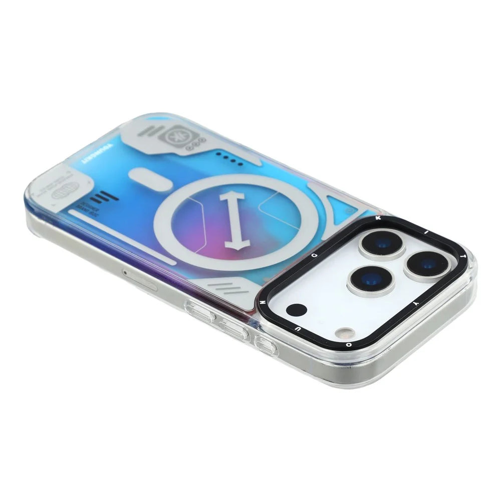 YOUNGKIT For iPhone 17 Pro Max Case Compatible with MagSafe Anti Drop TPU PC Phone Back Cover - Blue - 5