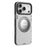 YOUNGKIT For iPhone 17 Pro Max Case Rotating Kickstand Shockproof TPU + PU Leather Phone Back Cover - Grey - 1