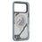 YOUNGKIT for iPhone 17 Pro Max Magnetic Case Rotating Kickstand IMD TPU Phone Cover - Blue - 7