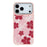 JAUCASE For iPhone 17 Pro Magnetic Case Glitter Flower Pattern PU + TPU + PC Phone Back Cover - Pink - 3