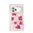JAUCASE For iPhone 17 Pro Magnetic Case Glitter Flower Pattern PU + TPU + PC Phone Back Cover - Pink - 7