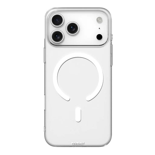 YOUNGKIT For iPhone 17 Pro Max Case Compatible with MagSafe Hard PC Phone Back Cover - Transparent - 2