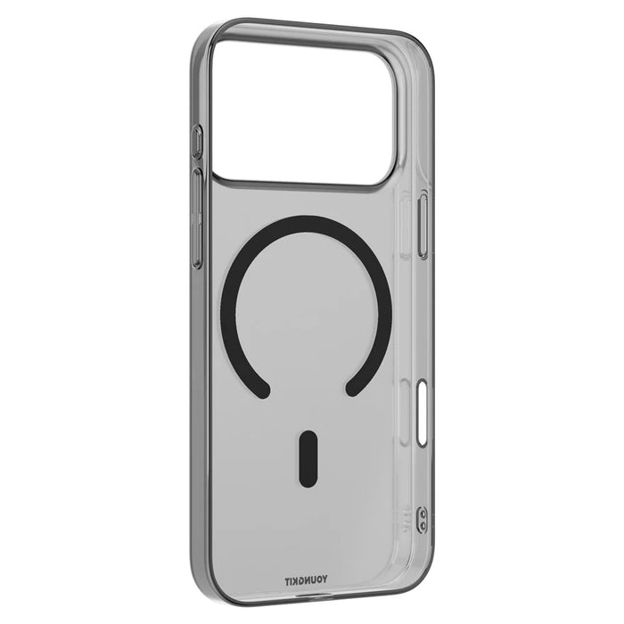 YOUNGKIT For iPhone 17 Pro Max Case Compatible with MagSafe Hard PC Phone Back Cover - Transparent - 6