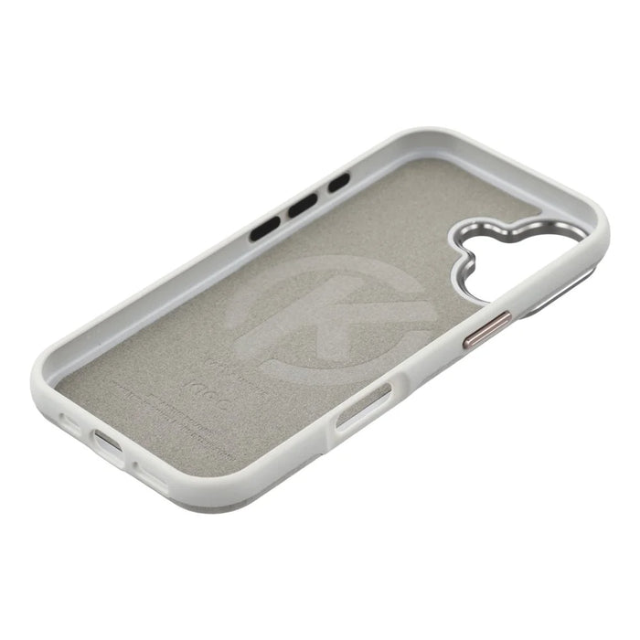KIGC For iPhone 17 Case Compatible with MagSafe PU Leather TPU Phone Back Cover - Grey - 6