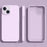 For iPhone 14 / 13 Case Ultra Thin Liquid Silicone + PC Anti-Scratch Phone Cover - Bean Purple - 2