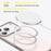 For iPhone 18 Pro / 17 Pro Case Compatible with MagSafe Ultra Thin Liquid Silicone + PC Phone Cover - Bean Purple - 2