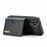 DG.MING M6 Series For Samsung Galaxy S25 FE Case Magnetic Wallet PU + PC + TPU Phone Cover - Black - 4