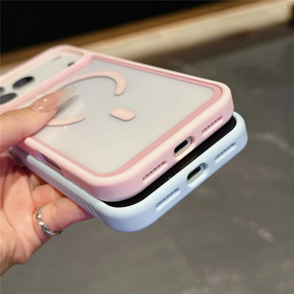 For iPhone 18 Pro Max / 17 Pro Max Case Compatible with MagSafe TPU + PC Shockproof Phone Back Cover - Pink - 6