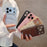 For iPhone 17 Pro Case Down Coat Design PU Leather Coated TPU Phone Back Cover - Khaki - 7