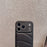 For iPhone 17 Pro Max Case Down Coat Design PU Leather Coated TPU Phone Back Cover - Khaki - 4