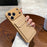 For iPhone 17 Pro Case Solid Color PU Leather TPU Phone Cover with Card Holder Kickstand - Khaki - 1