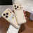 For iPhone 17 Pro Case Solid Color PU Leather TPU Card Holder Phone Cover - White U-shaped Card Holder - 3