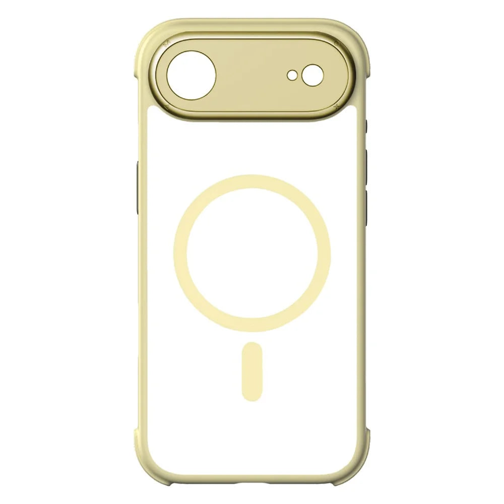 MOMAX MAAP25 For iPhone Air Magnetic Case Airbag Shockproof PC + TPU Phone Cover - Yellow - 2