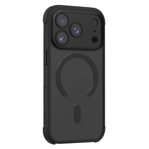 MOMAX MAAP25 For iPhone 17 Pro Magnetic Case Airbag Shockproof PC + TPU Phone Cover - Black - 1