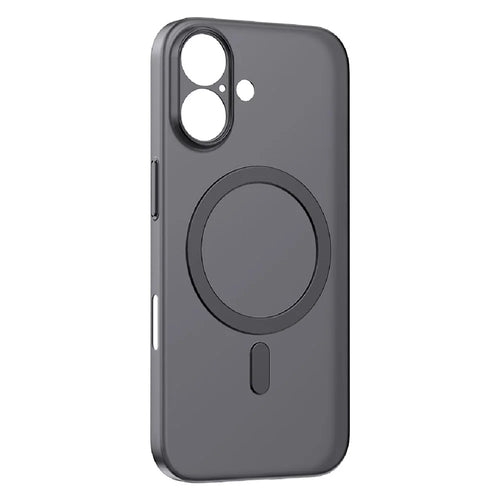 MOMAX MTAP25 For iPhone 17 Magnetic Case Matte Ultra Slim PC Phone Cover - Transparent Black - 1
