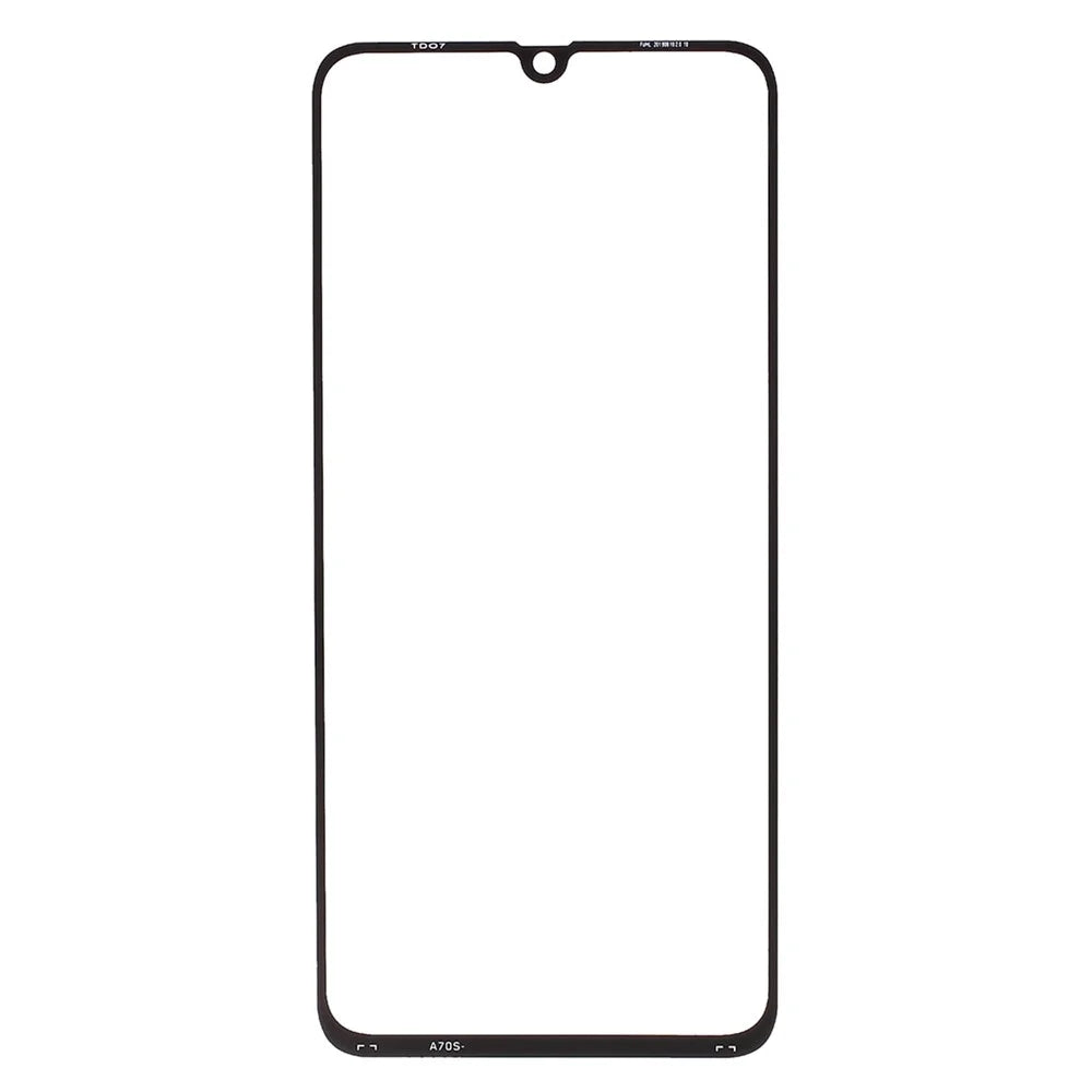 For Samsung Galaxy A70s A707 Front Screen Glass Lens + OCA Adhesive Part (Small Screen) (without Logo) - 2