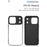 10Pcs For iPhone 17 Pro Max Case DIY Blank Heat Transfer TPU + PC Phone Back Cover with Magnetic Ring - 3
