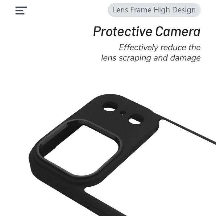 10Pcs For iPhone 17 Pro Max Case DIY Blank Heat Transfer TPU + PC Phone Back Cover with Magnetic Ring - 6