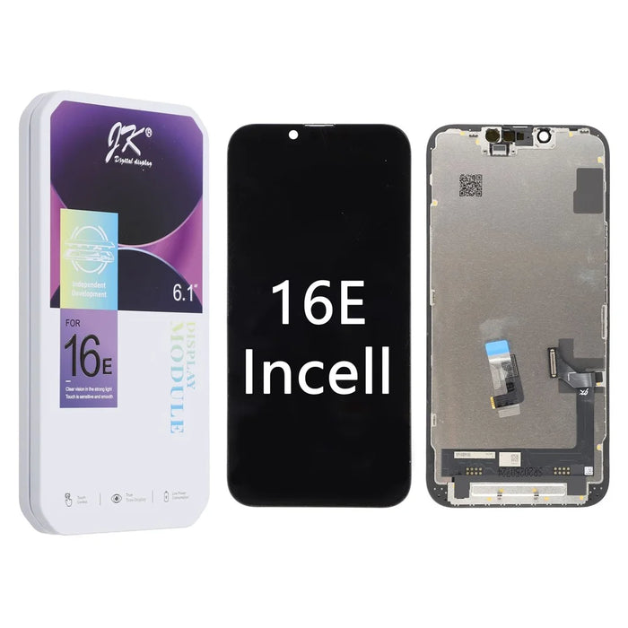 For iPhone 16e Grade C LCD Screen and Digitizer Assembly Part (JK Incell Technology) (Without Logo) - 1