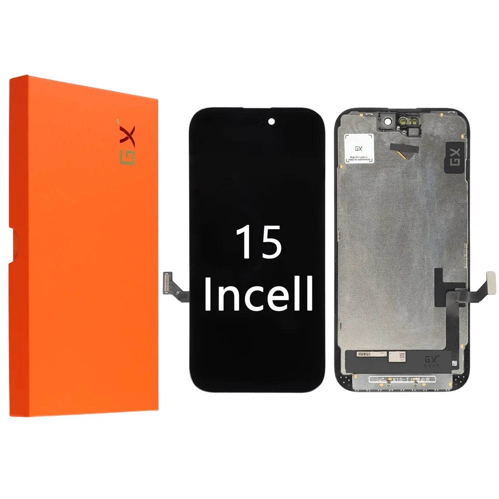 For iPhone 15 Grade C LCD Screen and Digitizer Assembly Replacement Part (GX Incell Technology) (without Logo) - 1