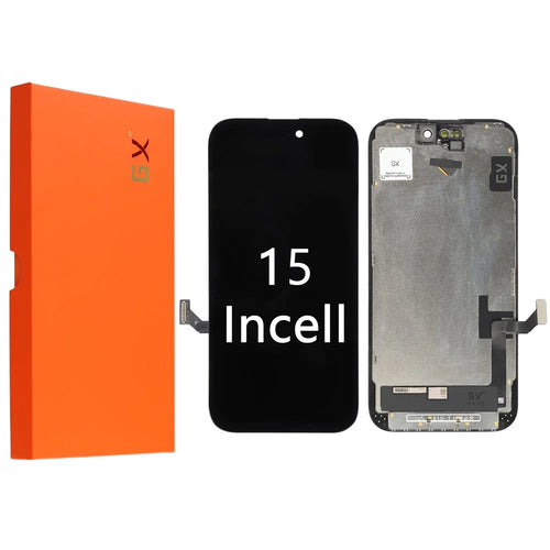 For iPhone 15 Grade C LCD Screen and Digitizer Assembly Replacement Part (GX Incell Technology) (without Logo) - 1