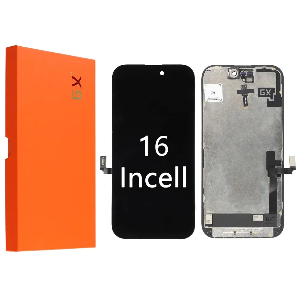 For iPhone 16 Grade C LCD Screen and Digitizer Assembly Replacement Part (GX Incell Technology) (without Logo) - 1