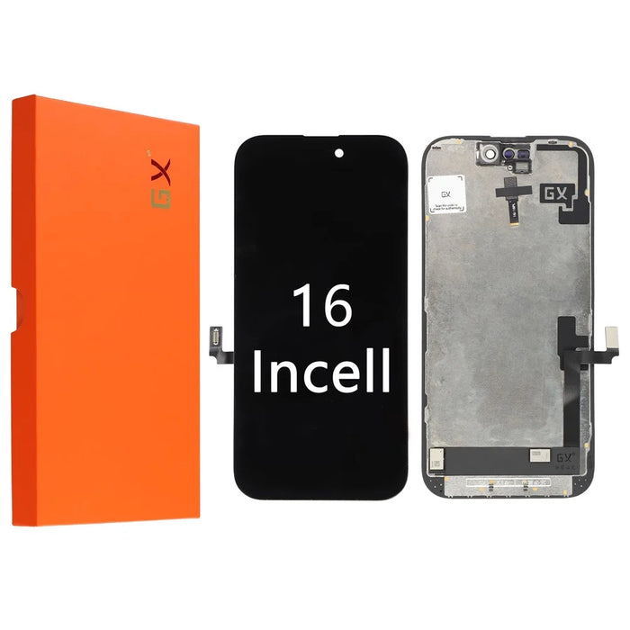 For iPhone 16 Grade C LCD Screen and Digitizer Assembly Replacement Part (GX Incell Technology) (without Logo) - 1