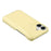 For iPhone 16 Case Puffy PC Shockproof Phone Cover Large Camera Cutout - Yellow - 6
