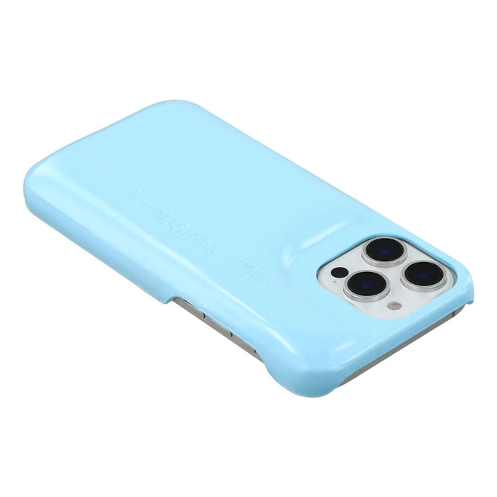 For iPhone 15 Pro Max Case Puffy PC Shockproof Phone Cover Large Camera Cutout - Sky Blue - 6
