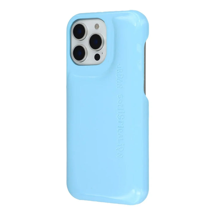 For iPhone 15 Pro Case Puffy PC Shockproof Phone Cover Large Camera Cutout - Sky Blue - 4
