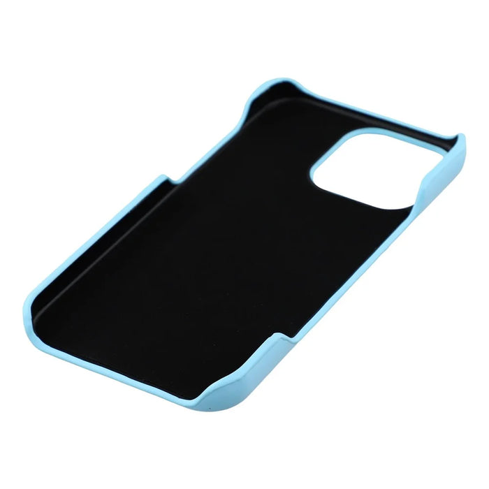 For iPhone 15 Pro Case Puffy PC Shockproof Phone Cover Large Camera Cutout - Sky Blue - 7