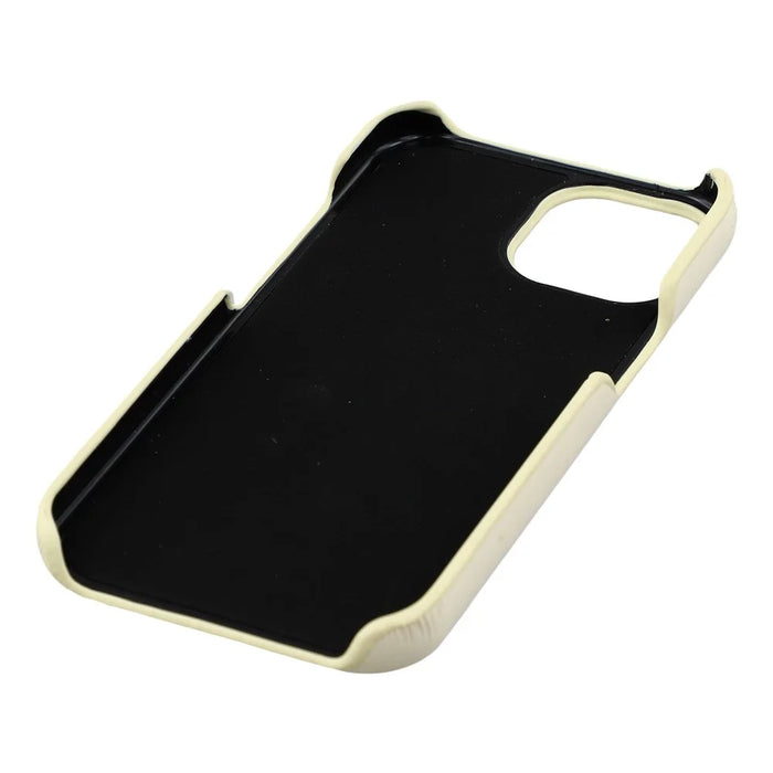 For iPhone 15 Case Puffy PC Shockproof Phone Cover Large Camera Cutout - Beige - 7
