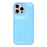 For iPhone 14 Pro Case Puffy PC Shockproof Phone Cover Large Camera Cutout - Sky Blue - 3
