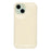 For iPhone 13 Case Puffy PC Shockproof Phone Cover Large Camera Cutout - Beige - 3