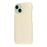 For iPhone 13 Case Puffy PC Shockproof Phone Cover Large Camera Cutout - Beige - 4