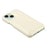 For iPhone 13 Case Puffy PC Shockproof Phone Cover Large Camera Cutout - Beige - 5