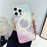For iPhone 16 Pro Max Case Shimmering Starry Stripe Pattern TPU + PC Phone Cover Compatible with MagSafe - Multi-color - 1