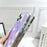 For iPhone 16 Pro Case Heart Pattern TPU + PC Protective Phone Cover Compatible with MagSafe - Blue - 5