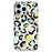 For iPhone 16 Pro Magnetic Case Hollow Leopard Print Design TPU PC Phone Back Cover - Style 1 - 1