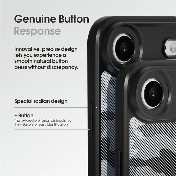 IBMRS For iPhone Air Case Soft TPU Frame Hard PC Back Anti-Fall Phone Cover - Artistic Camouflage - 3