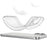 For iPhone 17 Clear TPU Anti-Scratch Phone Case + 2.5D Arc Edge Screen Protector - 3