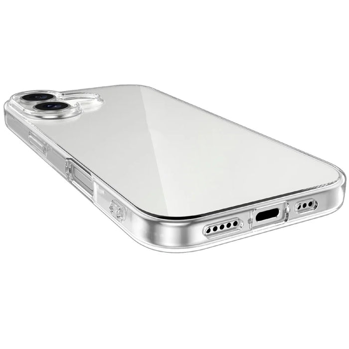 For iPhone 17 Clear TPU Anti-Scratch Phone Case + 2.5D Arc Edge Screen Protector - 4