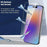 For iPhone 17 Clear TPU Anti-Scratch Phone Case + 2.5D Arc Edge Screen Protector - 7
