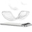 For iPhone Air Clear TPU Anti-Scratch Phone Case + 2.5D Arc Edge Screen Protector - 3