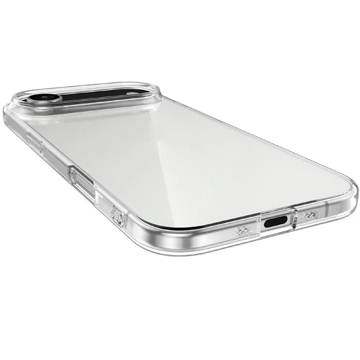 For iPhone Air Clear TPU Anti-Scratch Phone Case + 2.5D Arc Edge Screen Protector - 4