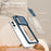 For Samsung Galaxy S25 Edge Case TPU + PC Clear Phone Cover with CD-Veins Camera Lens Sliding Lid - Navy Blue - 6
