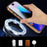 For iPhone 17 Magnetic Phone Case Glitter Electroplated TPU Frame PC Back Cover - Rose Gold - 2